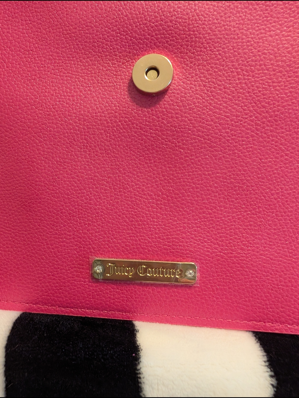 🆕 Juicy Couture Pink Tote with Pink Studded Clutch - Picture 9 of 16